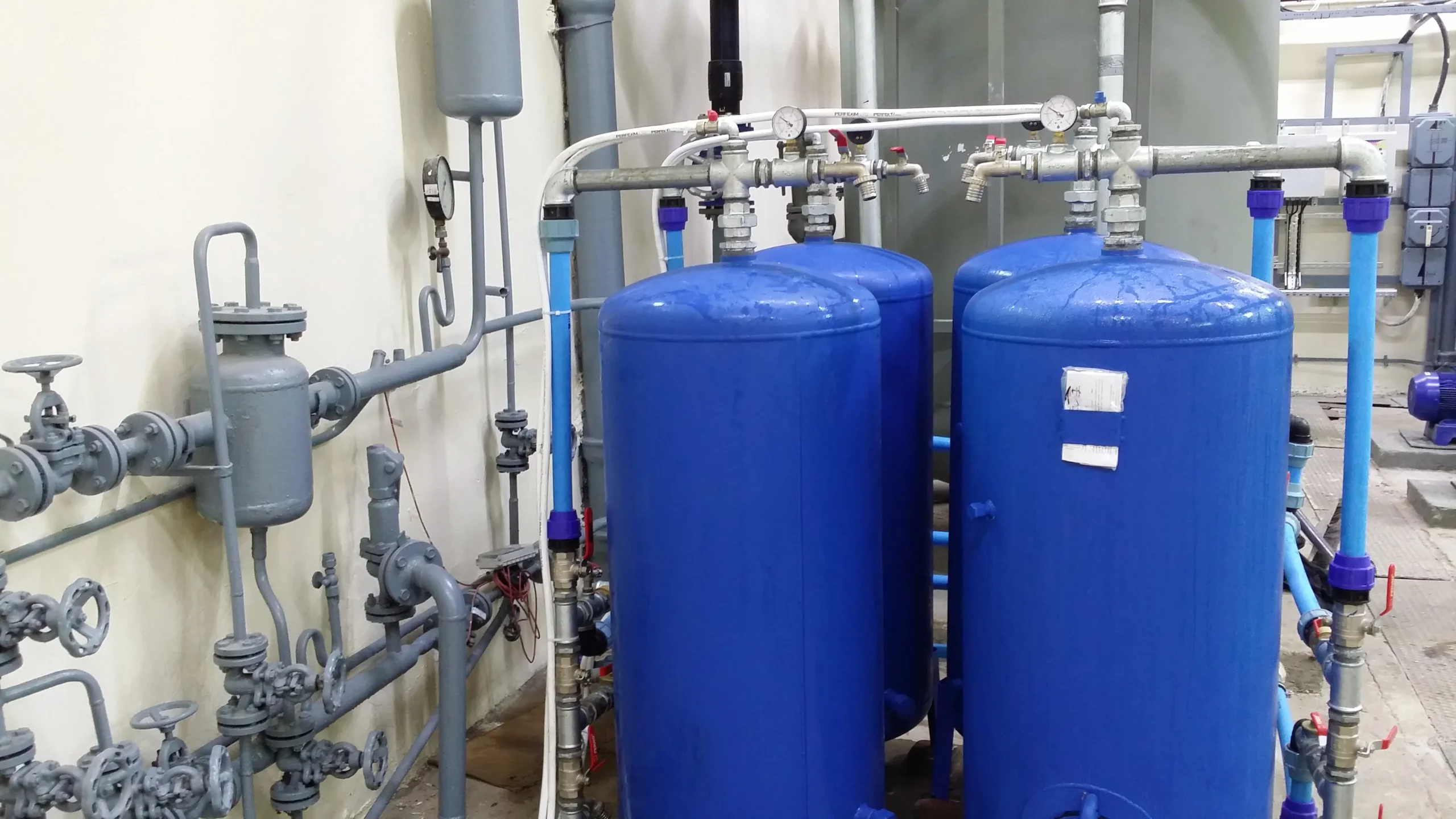 Instalacja systemu uzdatniania wody WODRAD